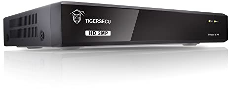 TIGERSECU Super HD 1080P 8 Channel DVR Security Recorder Without Hard Drive, Hybrid 6-in-1 CCTV DVR Recorder Compatible with 2MP and 5MP TVI, AHD, CVI, Analog, RS485 PTZ and IP Cameras