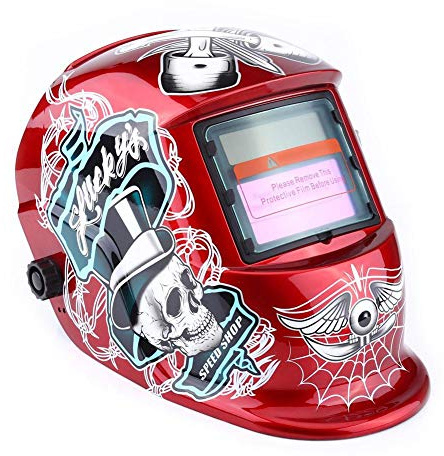 Ejoyous Casco di Saldatura Automatico Solare, Maschera per Saldatura con Striscia Sudore Staccabile per Più Modalità TIG MIG MAG