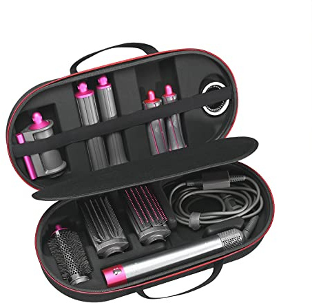 RLSOCO Custodia per Dyson Airwrap/Nuovo Dyson Airwrap Complete/Complete Long Styler HS05 HS01HS08 -misura per 4pcs airwrap coni Lungo o Corto- Nero (Solo custodia,Hair Styler non è incluso)
