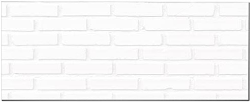 Panorama Frente de Cocina Adhesivo - Modelo Ladrillo Blanco 60x300 cm - Vinilo Protector de Pared para Salpicaduras - Cenefa Decorativa Resistente al Calor y Agua