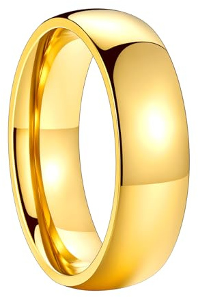 FaithHeart kvinnor män fingerring personlig 2 mm/4 mm/6 mm/8 mm stapelbar ring band ring högpolerad fotledsring midi fingerring förlorningsring vigselring för vän flickvän par, Metall, Ingen ädelsten