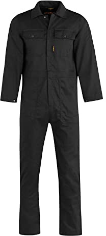 STØRVIK Arbeitsoverall Profi Coverall Arbeitskombi Kombi Overall Unisex - Schwarz - Größe 52