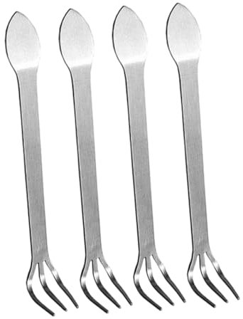 Yardwe Mini Rastrello Coltivatore Da Giardino in Acciaio Inossidabile 4 Pezzi, Attrezzi Manuali Compatti Per Bonsai e Ortaggi, Per Allentare e Pressare Terreno in Spazi Ristretti