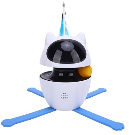 KKPLZZ Giocattolo Interattivo di Gatto 3 Modalità di Rotazione Intelligente Automatic Cat EserciseToy per Case Multiple