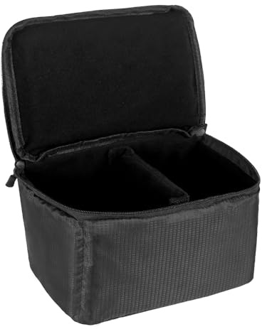 Boîte Munitions, Sac de Cartouches étanche en Tissu d'Oxford, avec Séparateur Amovible et Poignée, Pochette Magazine Tactique (22×16×15cm)