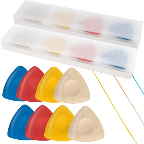 MAQIHAN Schneiderkreide, glatt und dick, Schneiderstoff, waschbar, 4 Farben, Markierstifte, Stoffmarker, Quiltzubehör, Notions, Werkzeuge, Tiza Para Costura, leuchtende Farben, 8 Stück