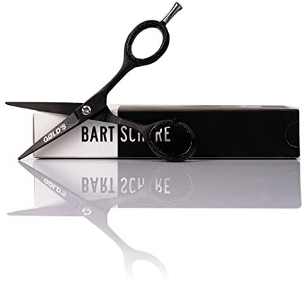 GØLD´s Bartschere Bart- und Schnurrbartschere Moustache-Schere