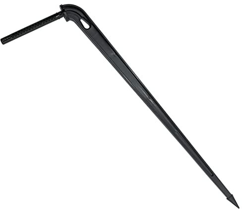 AERZETIX - C52034 - Lot de 20 piquets à labyrinthe coudés 30° - débit max 2 l/h - pour tuyau micro-irrigation 5mm - longueur 15cm - en plastique - pour micro-arrosage localisé