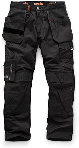 Scruffs Men's Scruffs Trade Holster Black Trousers, Black, 32W UK