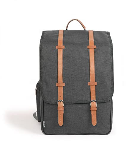 bmf-versand® Picknickrucksack mit Camping Geschirr für 4 Personen - Picknicktasche Set mit Kühltasche Isoliert viel Zubehör und gepolsterten Trageriemen - Thermotasche für Picknick und Reisen