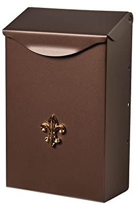 City Classic - Buzón de Pared de Metal Veneciano de Bronce Veneciano de 6.3 x 9.8 Pulgadas