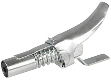 Pistola engrasadora manual de palanca de servicio pesado 1 Uds. Tipo de abrazadera de bloqueo boquilla de engrase de alta presión pistola de engrase de doble mango boquilla de engrase plana autoblocan