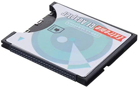 cablecc Adaptateur de carte mémoire SD SDHC SDXC vers Flash Compact Flash CF Type I