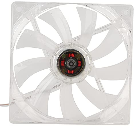 Ventilador de refrigeración silencioso para ordenador, 12cm, Usb, Led, luz de Color transparente, ventilador de refrigeración para Cpu de ordenador, adecuado para caja de ordenador