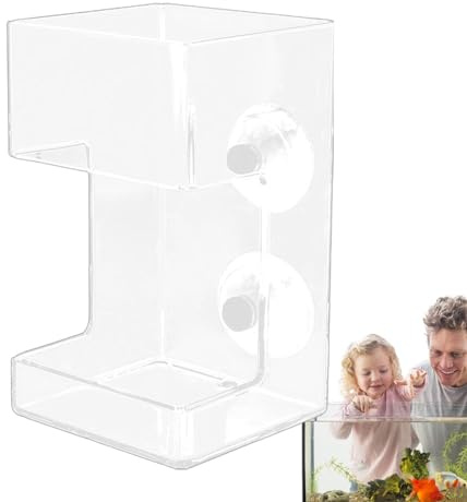 Tubo de alimentación para Peces, Tubo de alimentación para camarones – Alimentador Transparente para Acuario, para pájaros Betta, dispensador de Comida para Acuario