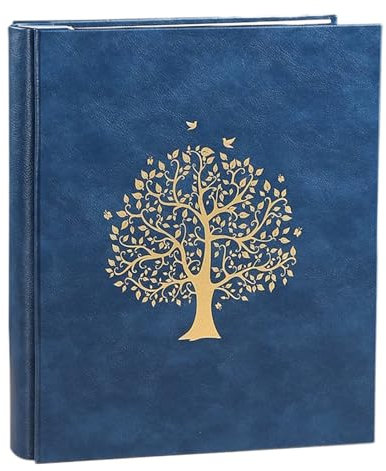 Szaluyk Fotoalbum, bilder klippbok album, 18 cm bröllopsalbum, kapacitet fotoalbum, modern bildbok minnesbok för personlig baby familj husdjur examen