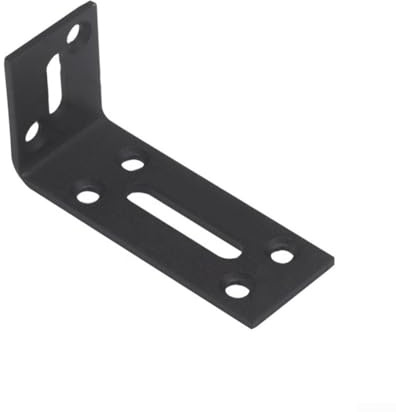 Hörnstödfästen i rostfritt stål, 6-pack med 90 graders fasta vinkelfästen för användning (40 x 80 mm)