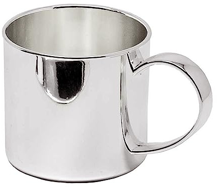 Edzard barnkopp Linda, silverpläterad, dopkopp, graverbar, höjd 5 cm, Ø 6 cm
