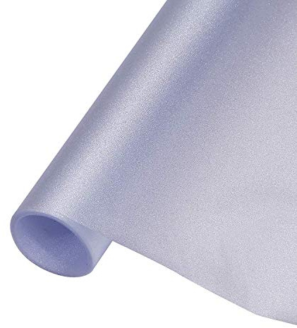 fancy-fix Film Vitre Fenêtre Statique Anti-UV Vitrage Dépoli Adhérence en Vinyle Effet Verre Mate Electrostatique Décoration Maison Bureau Protège Intimité Opaque Anti Regard 90cm x 400cm