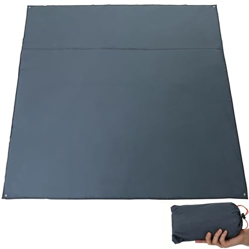 REDCAMP Bâche de Tente de Camping imperméable – 210,8 x 83 cm, Empreinte de Tente Multifonction 4 en 1 pour Camping, randonnée et équipement de Survie, légère et compacte