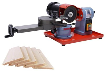 Kreissägeblatt Schärfmaschine Tischkreissägen Sägeblatt Schleifmaschine Schärfgerät Sägeblatt Spitzer Schwerlastfräse Schleifkarbid Kreissägeblattschleifer– Bench Montage 250 W