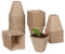Relaxdays Anzuchttöpfe im 80er Set, biologisch abbaubar, eckig, Papier Pflanztöpfe, HBT: 8 x 8 x 8 cm, Saattöpfe, Natur