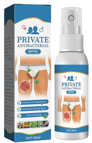 KOAHDE Spray Soulage Rapidement Les Démangeaisons,Spray Antibactérienne Privée,Anti-Démangeaisons Pommade,Crèmes de Traitement des Démangeaisons pour Homme,30ML,1PC