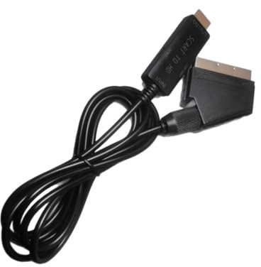 6 fot SCART till HDTV-port konverterare kabel adapter sladd för skärmar
