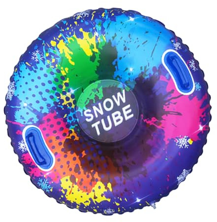 de Nieve para Trineo - Trineo de Nieve Inflable, Tubo de PVC Resistente con Asas, de Larga duración | Juguete Deportivo de Invierno al Aire Libre para niños y Adultos, Snowboard, colinas deslizantes,