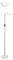 BEL AIR HOME - Lampada da terra Varese 1xE27 e 1xE14178cm - Ideale per soggiorni e studi - Design moderno e funzionale - Lampada da lettura regolabile (BIANCO) (Lampadine non incluse)