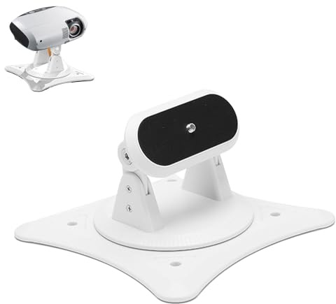 Projektorstativ för skrivbord – höjdjusterbar projektorhållare, robust bärbar design | perfekt för användning hemma, på kontoret eller i klassrummet, perfekt för presentationer, filmkvällar och V