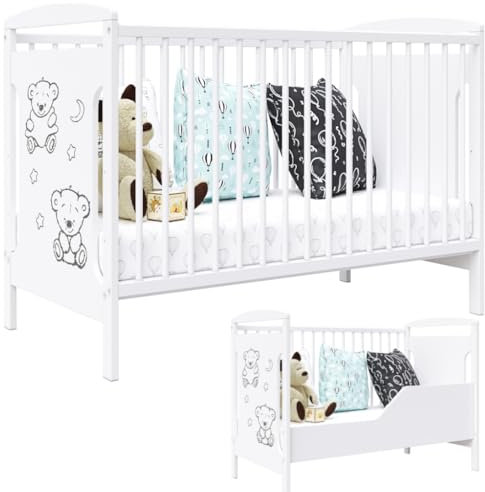 Genérico Cuna Ted 60x120cm Comodidad y funcionalidad en uno