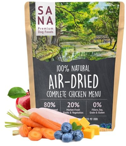 SANA Premium Dog Foods I Barf sec I Menu de barf sec Différentes saveurs I 1 à 5 kg (1 kg, poulet)