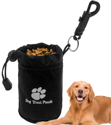 Generico Custodia da addestramento per per Cani - Borsa per Snack da Passeggio, Porta per Cuccioli, Accessorio per guinzaglio | Borsa per Cani Portatile e Regolabile con Scomparti Multipli PE