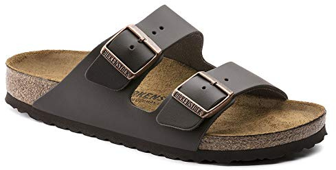 Birkenstock Classic Arizona Lammfell 1001128, Pantoletten, Braun (Mink 491), 38 EU (5 UK)