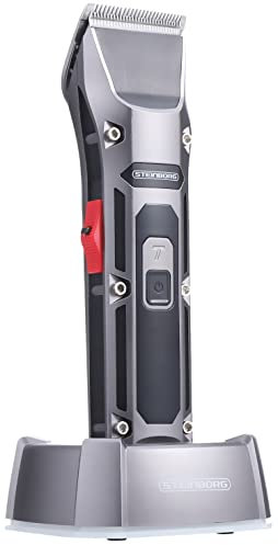 Akku Haarschneider | Haarschneidemaschine | 4 Aufsätze | LED-Display | 240 min | Barttrimmer | Langhaarschneider | Trimmer | Haarscherer | Konturenschneider | Längeneinstellung von 0.8-12.0 mm