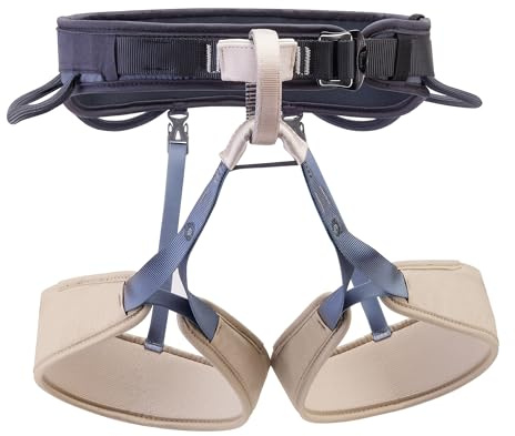 PETZL CORAX LT comfortable, durable harness for a variety of climbing objectives, S, dark gray