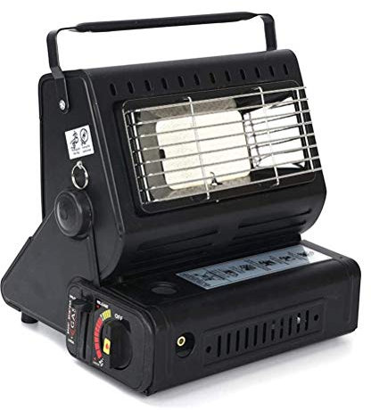 Calentador portátil de gas butano y propano de 1,3 kW, calentadores infrarrojos portátiles de gas para exteriores, calentador de gas interior, estufa de gas licuado, para camping al aire libre, color