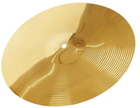 COOPHYA Schlagzeug-becken Aus Metall Jazz-drum-becken Für Schlagzeug Glatte Kanten Robust Leicht Tragbar Praktisch Für Langen Gebrauch