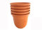 Plastard Übertopf 5er Set Durchmesser 30 cm Terrakotta Blumentopf für Innen und Außen aus Kunststoff Pflanztopf für Balkon Terrasse Pflanzkübel Kräutertopf