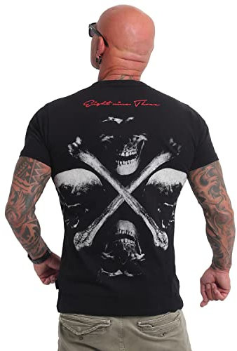 Yakuza Herren Cruel V02 T-Shirt, Schwarz, L
