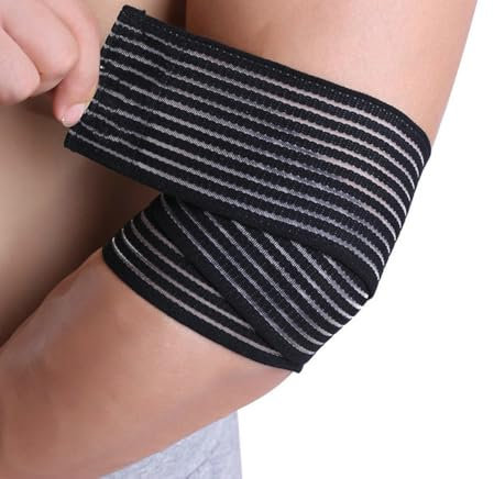 GUTEINTE Tutore Gomitiera, Gomitiera di Compressione Manicotto, Fascia Elastica Bendaggio per Protezione Braccio, Tendinite Muscoli Articolazioni Bodybuilding Supporto Gomito (2)