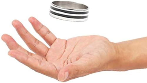 Anneau flottant magique tours de magie invisible effet flottant magique magicien gros plan illusions de rue gadget accessoire mentalisme drôle