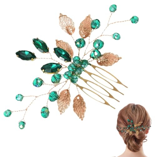JEYORZY Pettine per Capelli da Sposa con Strass, Accessori per capelli da Sposa per Damigelle D'onore per le Donne, Perfetto per Acconciature Capelli Cerimonia Matrimonio