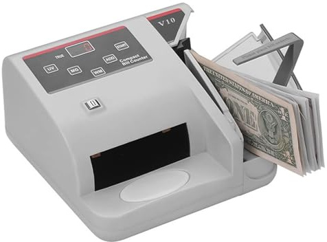 Mini Contatore Di Banconote Portatile, Contatore Di Banconote In Valuta Mondiale Con Rilevatore Di Banconote False Uv/mg/wm, Display Led, Attrezzatura Finanziaria, Per Tutte Le Valute Estere