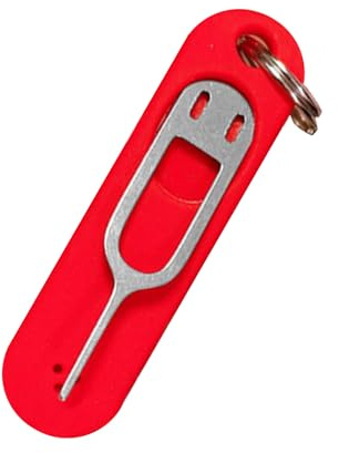 Herramienta de expulsión – Silicona de Acero Inoxidable | Pin Extractor de Tarjeta Herramienta Universal para Abrir el Compartimento | Protectora para Smartphones, tabletas, Dispositivos