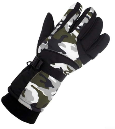 Gants pour homme pour temps froid Ski Cyclisme Randonnée Alpinisme Escalade Design écran tactile Dragonne réglable (E+écran tactile)