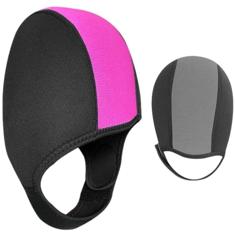 Gorros de natación para mujer, gorro de neopreno de 2,5 mm | Gorro de baño profesional impermeable para adultos, para buceo, snorkel y surf
