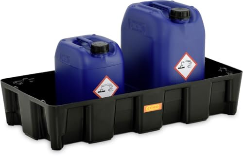 CEMO 10706 PE-Auffangwanne 35 HD, schwarz, 35 L