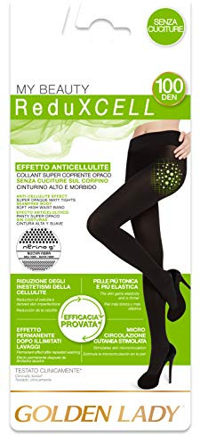 Golden Lady Reduxcell 100 2P Collant, Donna, Nero (Nero 099A), Medium (Taglia produttore:3 – M)